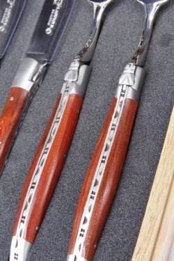 画像3: 「LAGUIOLE」en Aubrac Cutlery ラギオール アン オブラック カトラリー セット [ローズウッド]