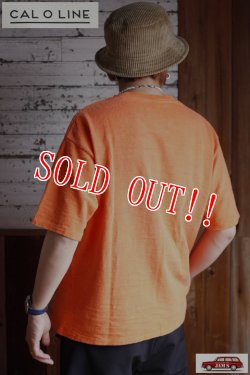 画像8: 「CAL O LINE」CLASSIC T-SHIRT キャルオーライン クラシック 半袖Tシャツ CL221-042S [オレンジ]