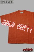 「CAL O LINE」CLASSIC T-SHIRT キャルオーライン クラシック 半袖Tシャツ CL221-042S [オレンジ]