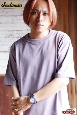 画像9: 「Jackman」Grace Cotton T-Shirt ジャックマン グレースコットン Tシャツ JM5155 [パープル レイン]