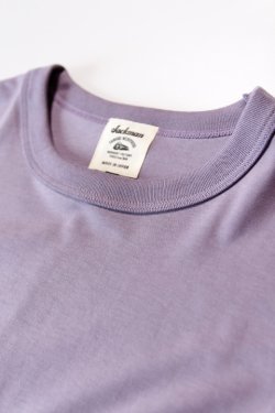 画像2: 「Jackman」Grace Cotton T-Shirt ジャックマン グレースコットン Tシャツ JM5155 [パープル レイン]