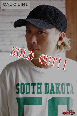 画像11: 「CAL O LINE」 Corduroy Cap キャルオーライン コーデュロイ キャップ 太畝 CL222-093 [ブルー・ブラック・コヨーテ]