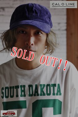 画像8: 「CAL O LINE」 Corduroy Cap キャルオーライン コーデュロイ キャップ 太畝 CL222-093 [ブルー・ブラック・コヨーテ]