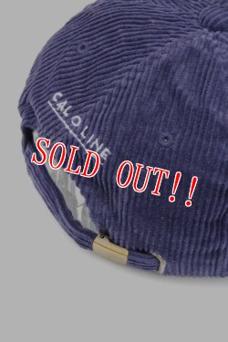 画像4: 「CAL O LINE」 Corduroy Cap キャルオーライン コーデュロイ キャップ 太畝 CL222-093 [ブルー・ブラック・コヨーテ]