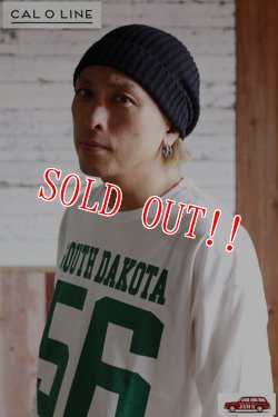 画像7: 「CAL O LINE」 SILK WATCH CAP キャルオーライン シルクワッチキャップ CL222-094 [ネイビー・ブラック]