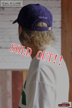 画像7: 「CAL O LINE」 Corduroy Cap キャルオーライン コーデュロイ キャップ 太畝 CL222-093 [ブルー・ブラック・コヨーテ]