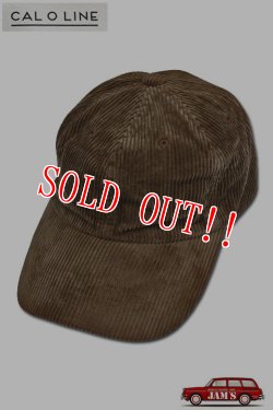 画像14: 「CAL O LINE」 Corduroy Cap キャルオーライン コーデュロイ キャップ 太畝 CL222-093 [ブルー・ブラック・コヨーテ]