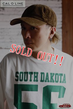 画像16: 「CAL O LINE」 Corduroy Cap キャルオーライン コーデュロイ キャップ 太畝 CL222-093 [ブルー・ブラック・コヨーテ]