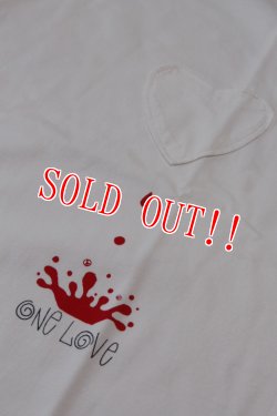 画像2: 「CAL O LINE」ONE LOVE HEART POCKET L/S T-SHIRTS キャルオーライン ワンラブ ハートポケット ロンTee  CL222-004 [ホワイト]