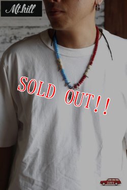 画像5: 「Mt.hill」Thunderbird Pendant with High Grade Turquoise ＆ White Heart Beads Necklace Type A マウントヒル サンダーバード ペンダント ビーズネックレス キングマンターコイズ [220827-1]