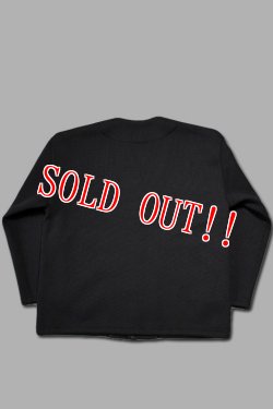 画像6: 「Jackman」QG Cardigan ジャックマン クウォーターゲージ編み カーディガン JM8256 [ブラック]