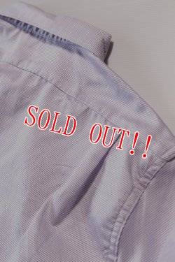 画像7: 「Sugar & Co.」Handsome Shirt シュガーアンドカンパニー  ハンサムシャツ ボーダー ボタンダウン [パープル]