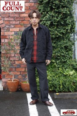 画像14: 「FULLCOUNT」Half Zip Pullover Classic Buffalo Check フルカウント ハーフジップ プルオーバーシャツ バッファローチェック [レッド]