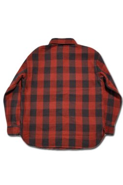 画像6: 「FULLCOUNT」Half Zip Pullover Classic Buffalo Check フルカウント ハーフジップ プルオーバーシャツ バッファローチェック [レッド]