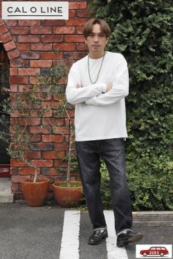 画像14: 「CAL O LINE」JEANS SELVEDGE 13oz キャルオーライン ストレートジーンズ CAL1969 [ブラック]