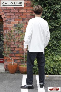 画像13: 「CAL O LINE」JEANS SELVEDGE 13oz キャルオーライン ストレートジーンズ CAL1969 [ブラック]