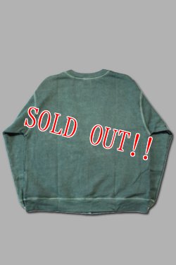 画像6: 「CAL O LINE」SWEAT CARDIGAN キャルオーライン スウェットカーディガン 硫化染 CL222-008 [グリーン]