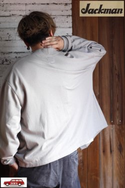 画像10: 「Jackman」Grace Sweat Cardigan ジャックマン グレース編み スウェット カーディガン JM8263 [ソリッド グレー]