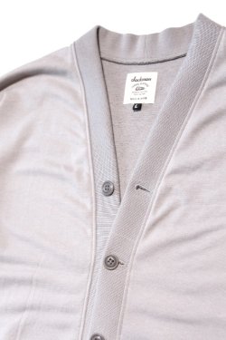 画像2: 「Jackman」Grace Sweat Cardigan ジャックマン グレース編み スウェット カーディガン JM8263 [ソリッド グレー]