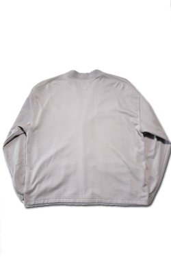 画像6: 「Jackman」Grace Sweat Cardigan ジャックマン グレース編み スウェット カーディガン JM8263 [ソリッド グレー]