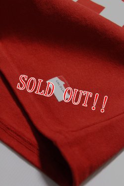 画像4: 「CAL O LINE」"SOUTH DAKOTA 56" FOOTBALL Tee キャルオーライン スーパーヘビー天竺 フットボール Tシャツ CL222-022 [レッド]