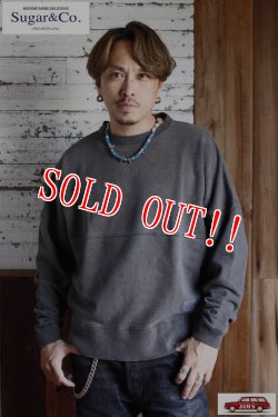 画像4: 「Sugar & Co.」Box Sweat シュガーアンドカンパニー  ボックススウェット [ブラック]