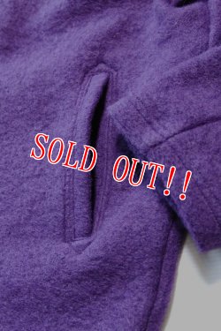 画像4: 「Jackman」Wool Collarless Jacket ジャックマン ウール カラーレス ジャケット JM8278 [パープル]