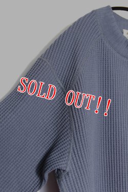 画像4: 「Jackman」 Waffle Mid-Neck ジャックマン ワッフル ミッドネック JM7200「シャドーグレー」