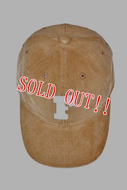 画像2: 「FULLCOUNT」6Panel Cords Baseball Cap 'F' Patch フルカウント 6パネル コーデュロイ Fキャップ [ベージュ]