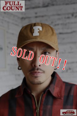 画像6: 「FULLCOUNT」6Panel Cords Baseball Cap 'F' Patch フルカウント 6パネル コーデュロイ Fキャップ [ベージュ]