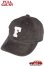 画像1: 「FULLCOUNT」6Panel Cords Baseball Cap 'F' Patch フルカウント 6パネル コーデュロイ Fキャップ [ブラック（スミクロ）] (1)