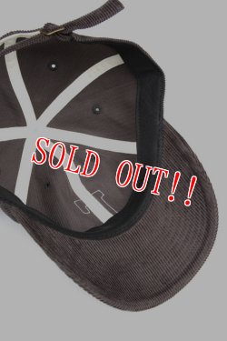 画像5: 「FULLCOUNT」6Panel Cords Baseball Cap 'F' Patch フルカウント 6パネル コーデュロイ Fキャップ [ブラック（スミクロ）]