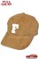 画像1: 「FULLCOUNT」6Panel Cords Baseball Cap 'F' Patch フルカウント 6パネル コーデュロイ Fキャップ [ベージュ] (1)