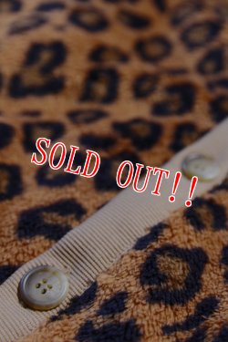 画像3: 「Sugar & Co.」Washable Safari Cardigan シュガーアンドカンパニー  ウォッシャブル サファリカーディガン [レオパード]