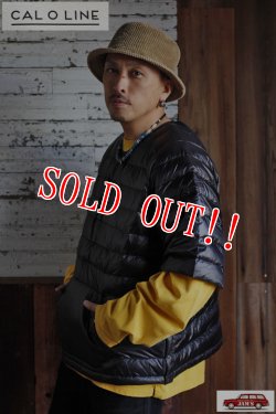 画像8: 「CAL O LINE」×「NANGA」DOWN BIG-Tee キャルオーライン ✕ ナンガ ダウン ビッグ Tシャツ CCNW-220 [ブラック]