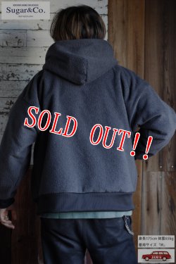 画像12: 「Sugar & Co.」Storm Fleece Baja Foodie シュガーアンドカンパニー ストーム フリース バハフーディー [チャコール]