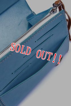 画像6: 「Mt.hill」Leather Wallet with Silver Concho マウントヒル レザーウォレット [ターコイズブルー]