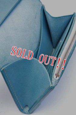 画像7: 「Mt.hill」Leather Wallet with Silver Concho マウントヒル レザーウォレット [ターコイズブルー]