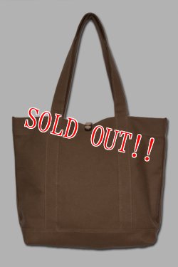 画像3: [限定予約オーダー受付中]「Mt.hill」Tote Bag with Concho マウントヒル キャンバス トートバッグ [グリズリーブラウン]