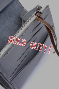 画像6: 「Mt.hill」Leather Wallet with Silver Concho マウントヒル レザーウォレット [シルバーグレー]