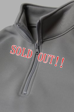 画像2: 「Jackman」Sweat Half Zip ジャックマン スウェット ハーフジップ JM7308 [フェードグリーン]