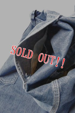 画像6: 「CAL O LINE」DENIM PAINTER PANTS USED キャルオーライン ペインターパンツ ヴィンテージ加工 CL221-087UD [ユーズド ブルー]