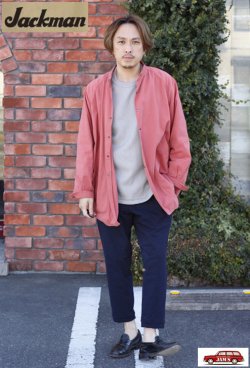 画像7: 「Jackman」Stretch Ankle Trousers ジャックマン ストレッチ アンクルトラウザーズ JM4002 [ダークネイビー]