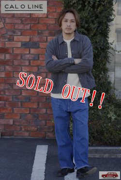 画像12: 「CAL O LINE」DENIM PAINTER PANTS USED キャルオーライン ペインターパンツ ヴィンテージ加工 CL221-087UD [ユーズド ブルー]