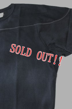 画像3: 「CAL O LINE」×「YUKI D.Y.E」TIE DIE FOOTBALL L/S Tee キャルオーライン タイダイ フットボール 長袖Tシャツ  CYW-121 [ブラック]