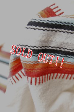 画像3: 「CAL O LINE」HIPPIE PULL OVER キャルオーライン ヒッピー プルオーバー ネイティブ柄 CL231-049 [ナチュラル]