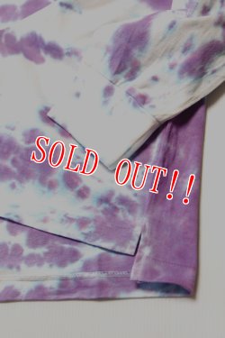 画像5: 「CAL O LINE」×「YUKI D.Y.E」TIE DIE L/S Tee キャルオーライン タイダイ ロングスリーブTシャツ  CYW-312 [パープル]