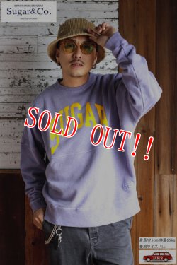 画像11: 「Sugar & Co.」Arch Logo Box Sweat シュガーアンドカンパニー  アーチロゴ プリント ボックススウェット [パープル]