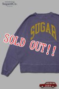 「Sugar & Co.」Arch Logo Box Sweat シュガーアンドカンパニー  アーチロゴ プリント ボックススウェット [パープル]