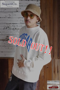 画像9: 「Sugar & Co.」Arch Logo Box Sweat シュガーアンドカンパニー  アーチロゴ プリント ボックススウェット [ホワイト]